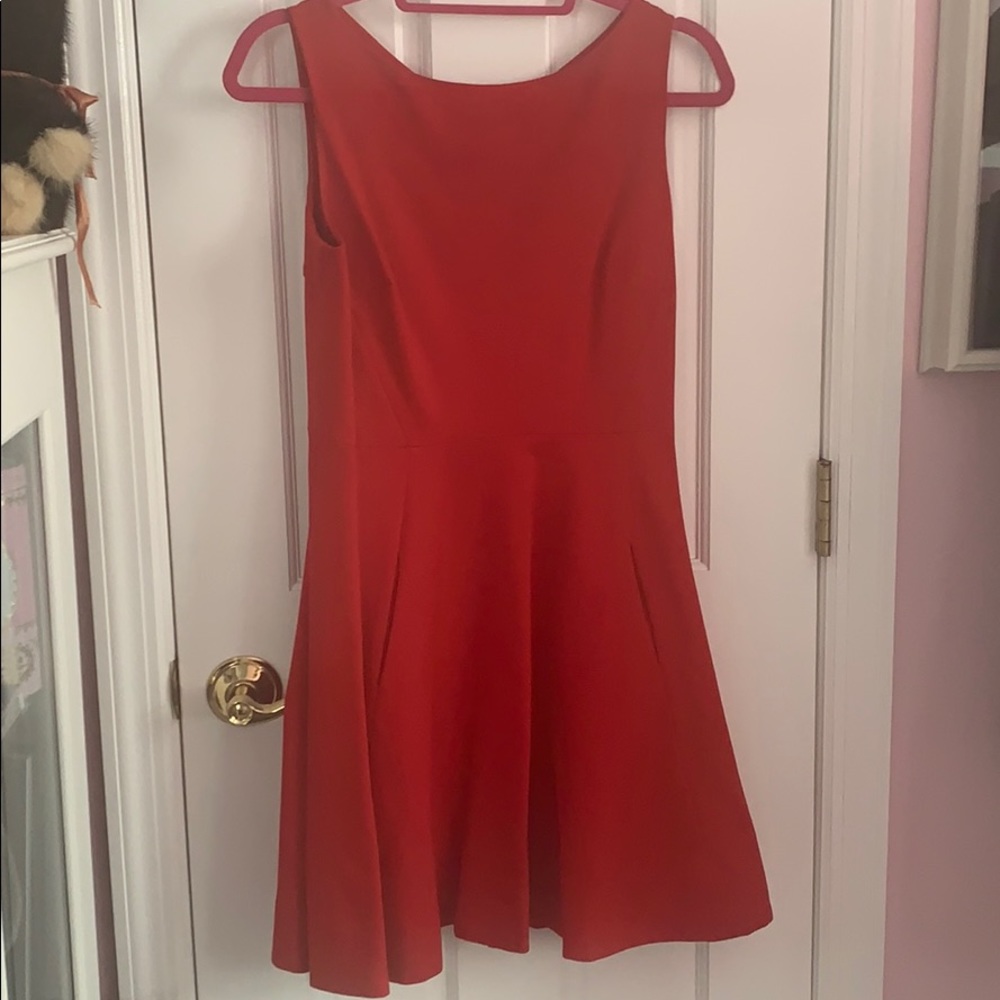 Kate Spade Red Cocktail Dress w/ Peek-a-bow back
